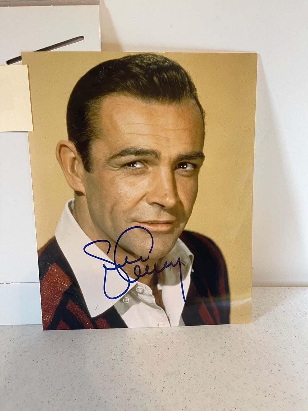 Sean Connery Signed 8x10 Portrait with A.S.M. Authentication